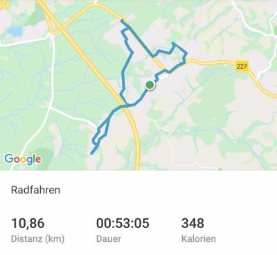 Der Streckenverlauf durch Hösel und Eggerscheidt